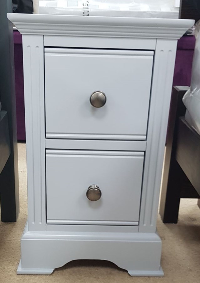 Elegance Small 2 Drawer Bedside