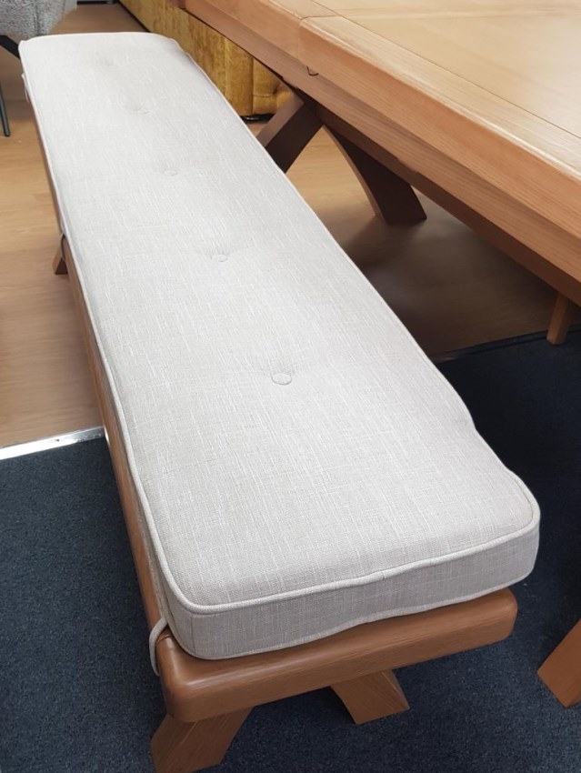 Malden Dining Bench with Seat Pad