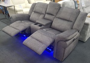 West Electric Reclining 2 Seater Sofa