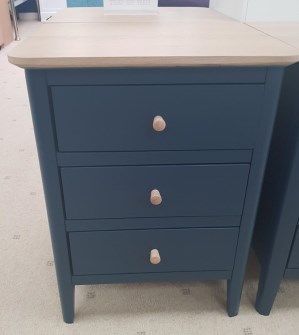 Essex 3 Drawer Bedside