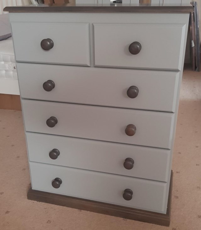 2 Over 4 Drawer Chest