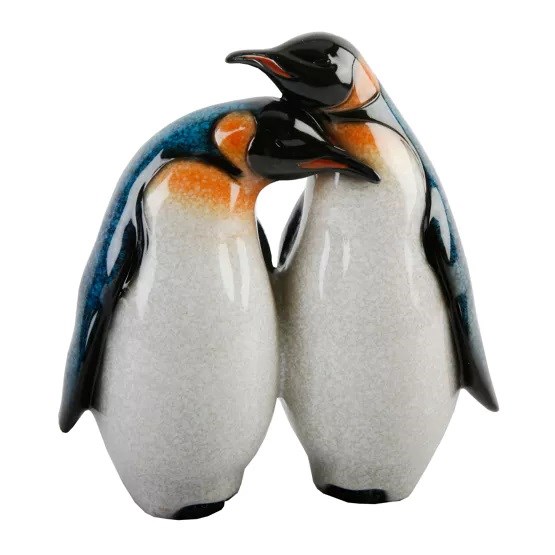 2 Penguins Figurine