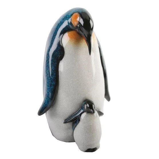 2 Penguins Figurine